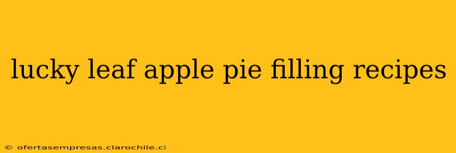 lucky leaf apple pie filling recipes