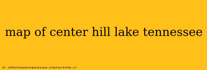 map of center hill lake tennessee