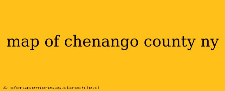 map of chenango county ny