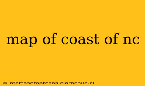 map of coast of nc