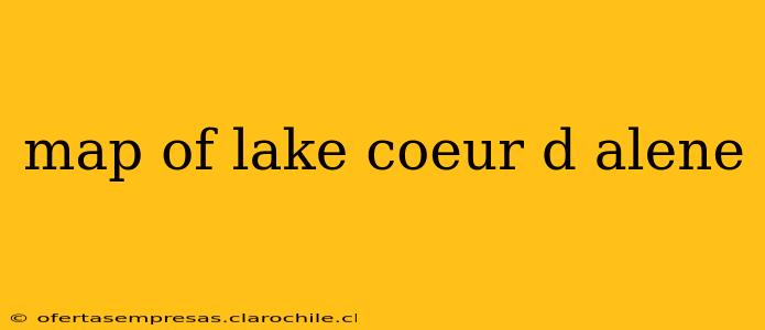 map of lake coeur d alene