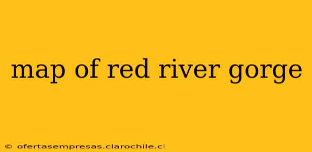 map of red river gorge