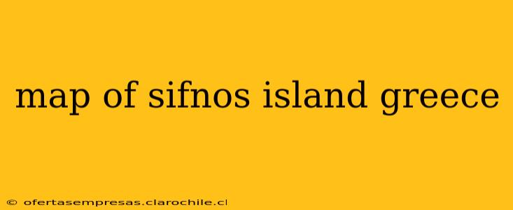 map of sifnos island greece