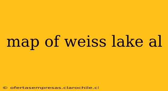 map of weiss lake al