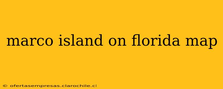 marco island on florida map