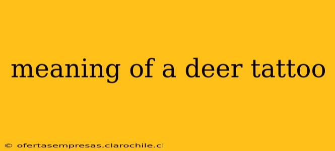 meaning of a deer tattoo