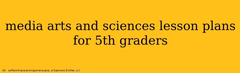 media arts and sciences lesson plans for 5th graders