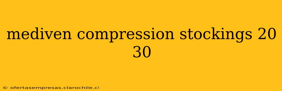 mediven compression stockings 20 30