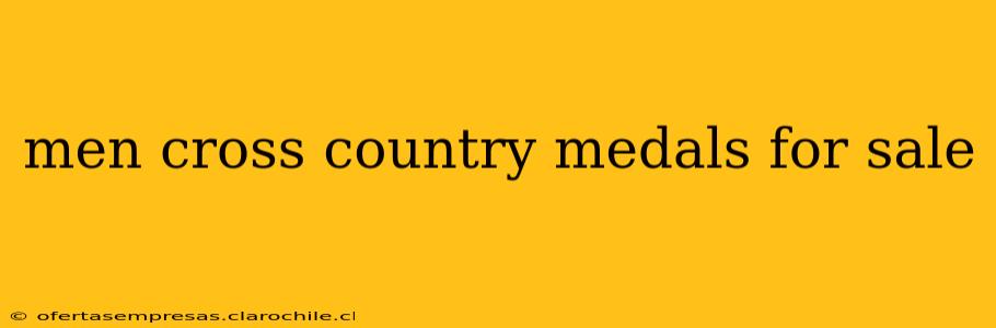 men cross country medals for sale