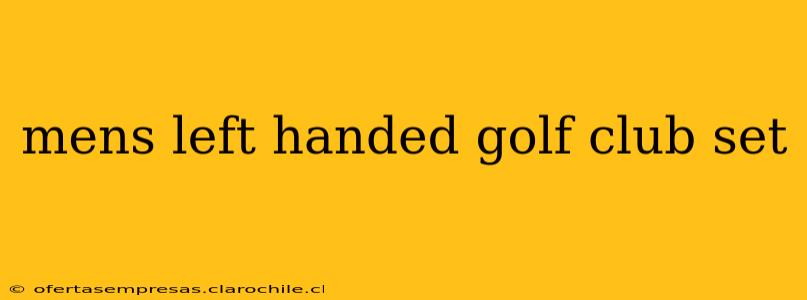 mens left handed golf club set