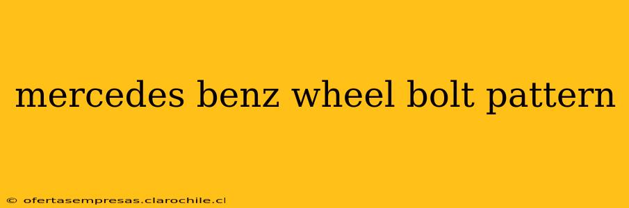 mercedes benz wheel bolt pattern