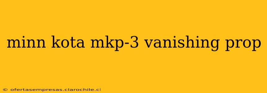 minn kota mkp-3 vanishing prop
