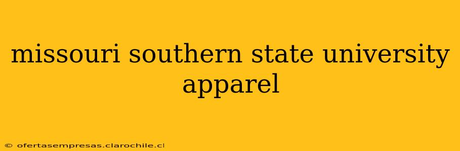 missouri southern state university apparel