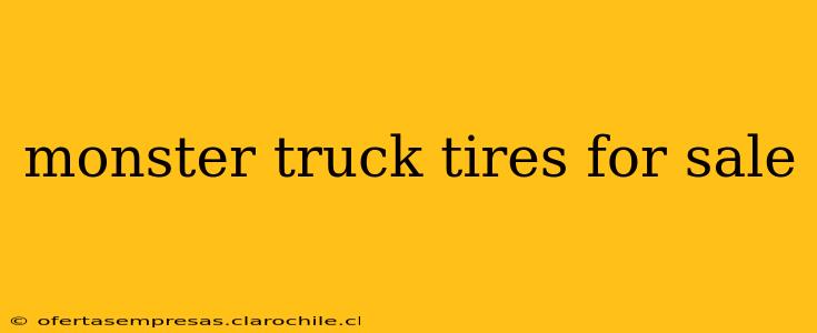 monster truck tires for sale