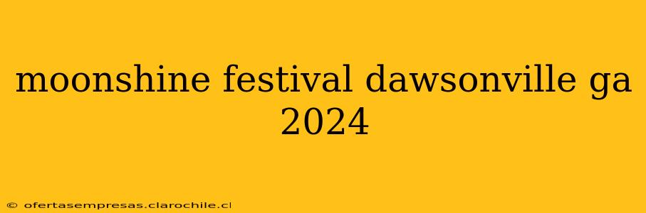moonshine festival dawsonville ga 2024
