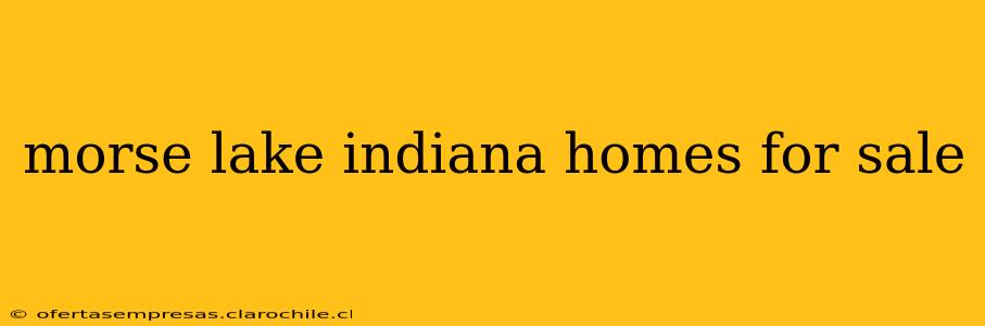 morse lake indiana homes for sale