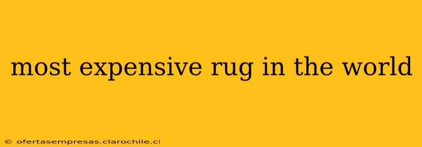 most expensive rug in the world
