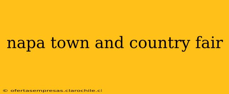 napa town and country fair