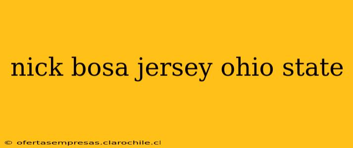 nick bosa jersey ohio state