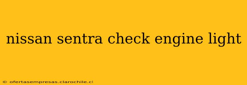 nissan sentra check engine light