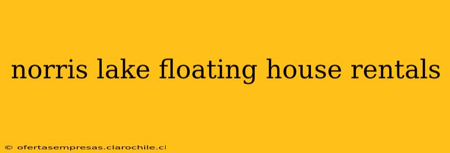 norris lake floating house rentals
