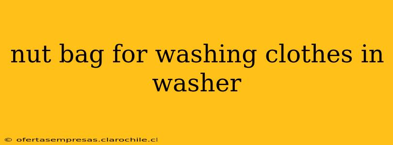 nut bag for washing clothes in washer