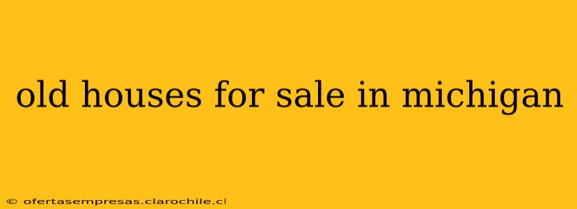 old houses for sale in michigan