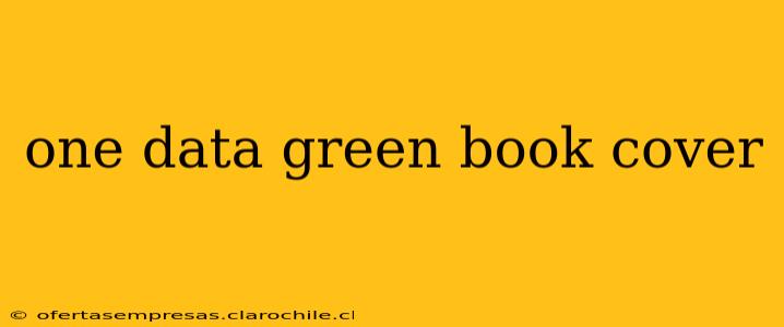 one data green book cover