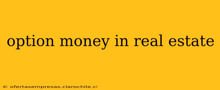 option money in real estate