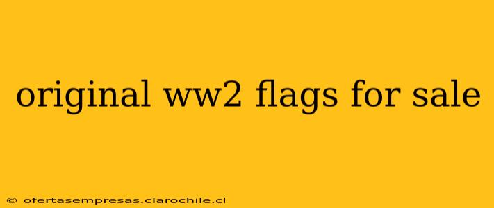 original ww2 flags for sale