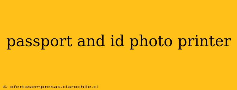 passport and id photo printer