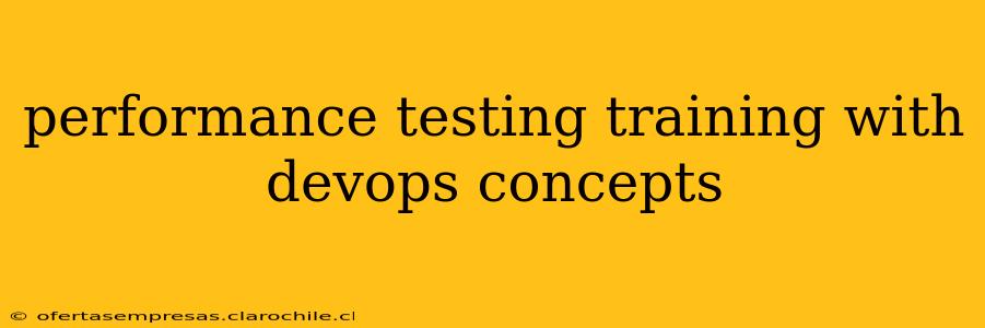 performance testing training with devops concepts