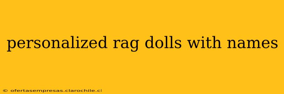 personalized rag dolls with names