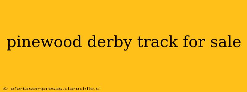 pinewood derby track for sale