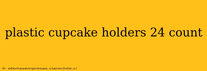plastic cupcake holders 24 count