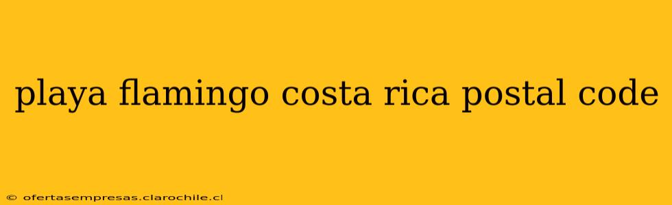 playa flamingo costa rica postal code