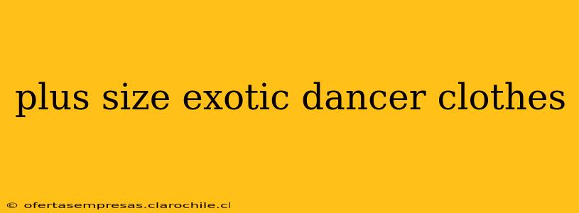 plus size exotic dancer clothes