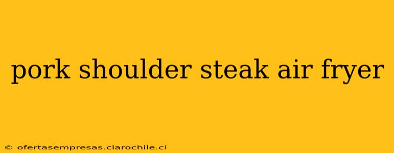 pork shoulder steak air fryer