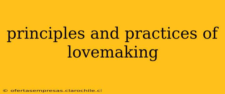 principles and practices of lovemaking