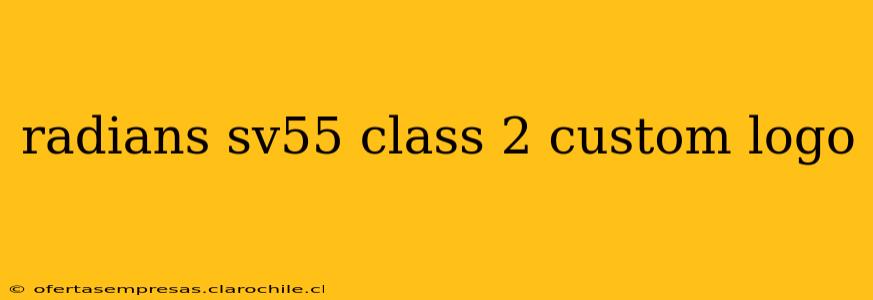 radians sv55 class 2 custom logo