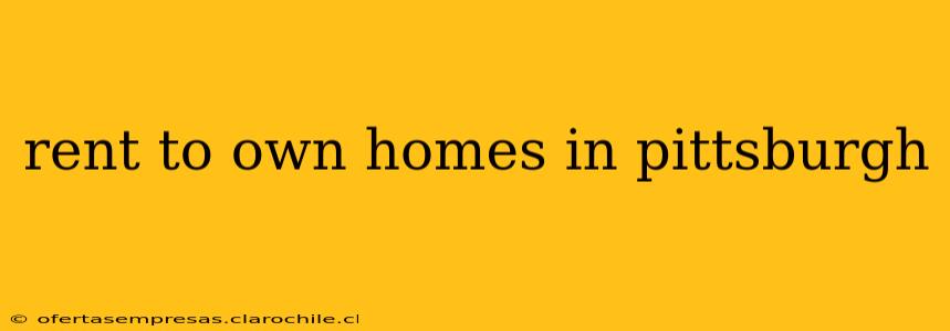 rent to own homes in pittsburgh