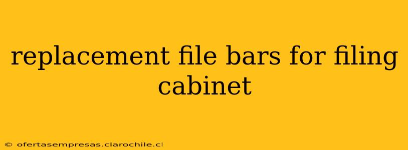 replacement file bars for filing cabinet