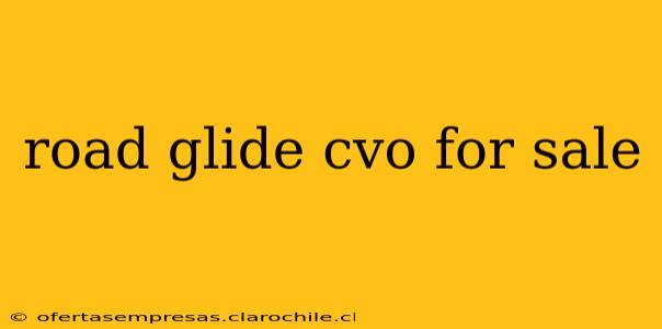 road glide cvo for sale