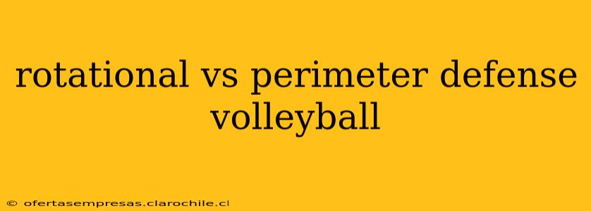rotational vs perimeter defense volleyball