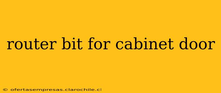 router bit for cabinet door