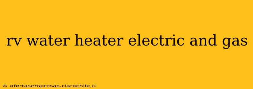 rv water heater electric and gas
