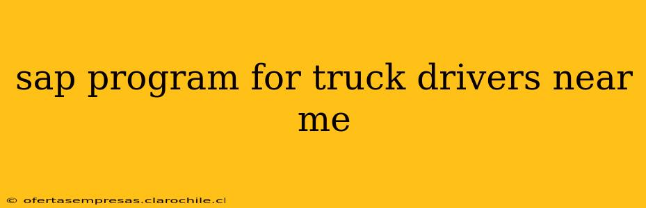 sap program for truck drivers near me