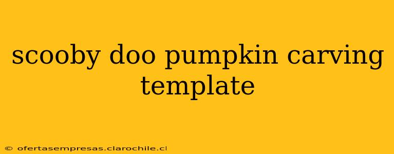 scooby doo pumpkin carving template
