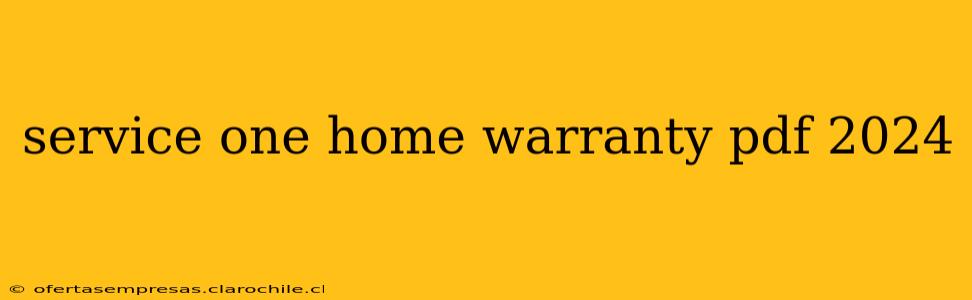 service one home warranty pdf 2024