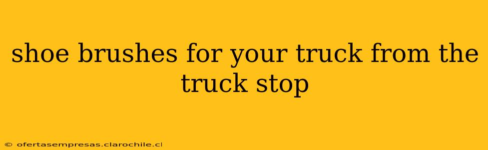 shoe brushes for your truck from the truck stop